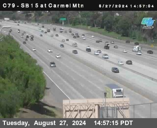 NB 15 at Carmel Mountain Rd.