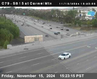 NB 15 at Carmel Mountain Rd.