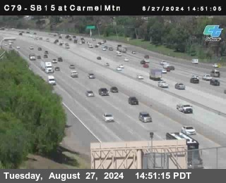 NB 15 at Carmel Mountain Rd.