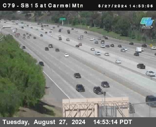 NB 15 at Carmel Mountain Rd.