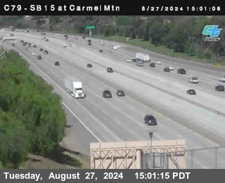 NB 15 at Carmel Mountain Rd.