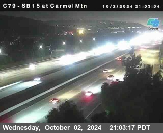 NB 15 at Carmel Mountain Rd.