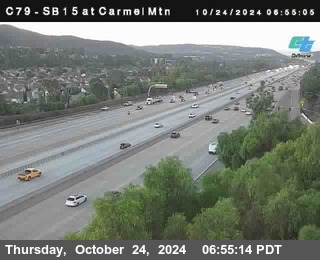 NB 15 at Carmel Mountain Rd.