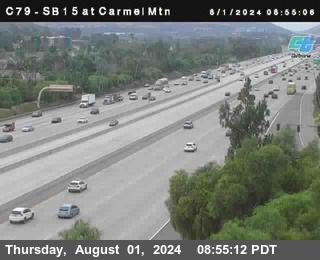 NB 15 at Carmel Mountain Rd.