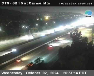 NB 15 at Carmel Mountain Rd.