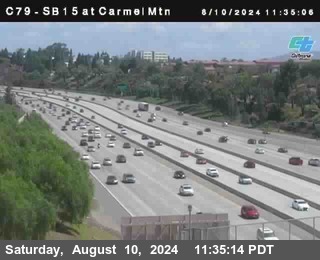 NB 15 at Carmel Mountain Rd.