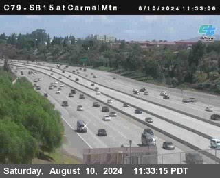 NB 15 at Carmel Mountain Rd.