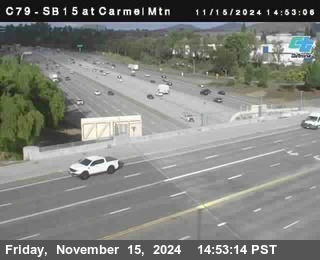 NB 15 at Carmel Mountain Rd.