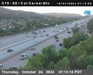 NB 15 at Carmel Mountain Rd.