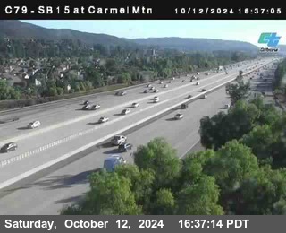 NB 15 at Carmel Mountain Rd.