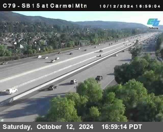 NB 15 at Carmel Mountain Rd.