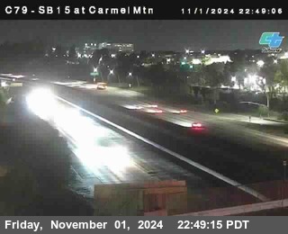 NB 15 at Carmel Mountain Rd.