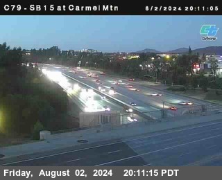 NB 15 at Carmel Mountain Rd.