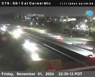 NB 15 at Carmel Mountain Rd.