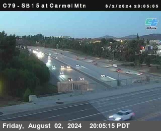 NB 15 at Carmel Mountain Rd.