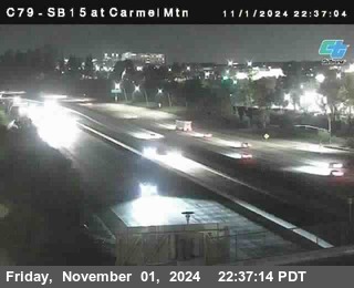 NB 15 at Carmel Mountain Rd.