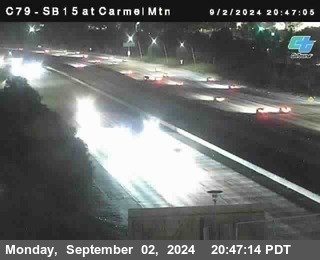 NB 15 at Carmel Mountain Rd.