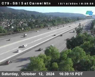 NB 15 at Carmel Mountain Rd.