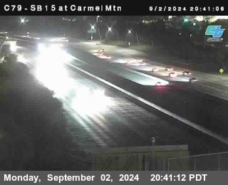 NB 15 at Carmel Mountain Rd.