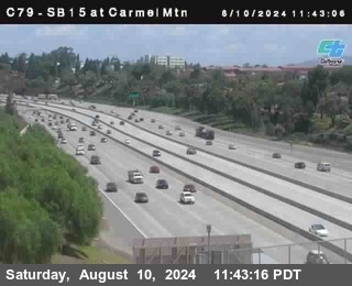 NB 15 at Carmel Mountain Rd.