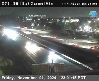 NB 15 at Carmel Mountain Rd.