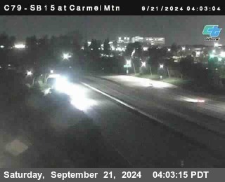 NB 15 at Carmel Mountain Rd.