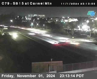 NB 15 at Carmel Mountain Rd.