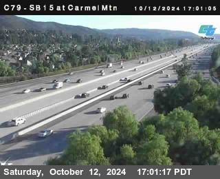 NB 15 at Carmel Mountain Rd.