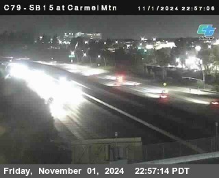 NB 15 at Carmel Mountain Rd.