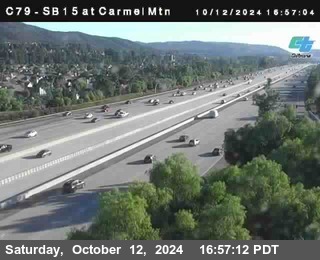 NB 15 at Carmel Mountain Rd.