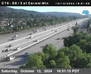 NB 15 at Carmel Mountain Rd.