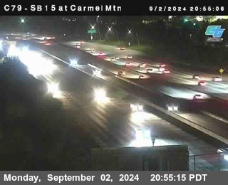 NB 15 at Carmel Mountain Rd.