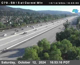 NB 15 at Carmel Mountain Rd.