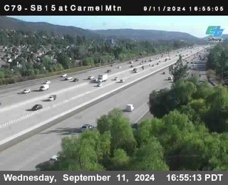 NB 15 at Carmel Mountain Rd.