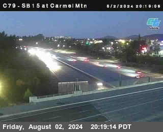 NB 15 at Carmel Mountain Rd.