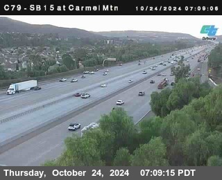 NB 15 at Carmel Mountain Rd.