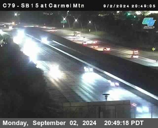 NB 15 at Carmel Mountain Rd.