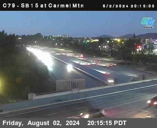 NB 15 at Carmel Mountain Rd.