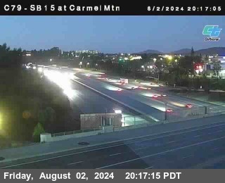 NB 15 at Carmel Mountain Rd.