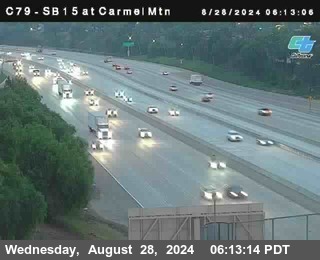 NB 15 at Carmel Mountain Rd.