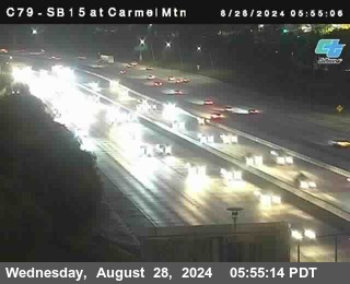 NB 15 at Carmel Mountain Rd.