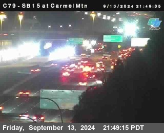 NB 15 at Carmel Mountain Rd.