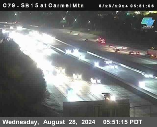 NB 15 at Carmel Mountain Rd.