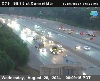 NB 15 at Carmel Mountain Rd.