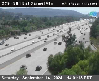 NB 15 at Carmel Mountain Rd.