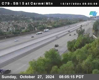 NB 15 at Carmel Mountain Rd.