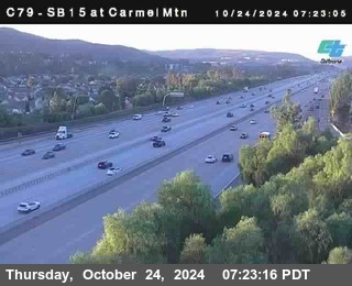 NB 15 at Carmel Mountain Rd.