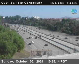 NB 15 at Carmel Mountain Rd.