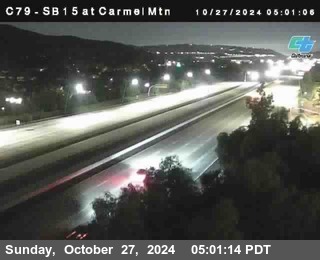 NB 15 at Carmel Mountain Rd.