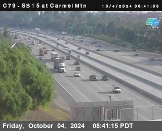 NB 15 at Carmel Mountain Rd.